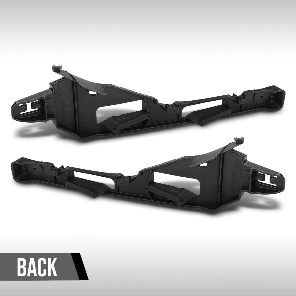 G-PLUS Left ＆ Right Front Bumper Retainer Compatible with Porsche Cayenne (submodel: Base, S, S Hybrid, Turbo) 2011 2012 2013 2014 95850504900, 95850505000 Black