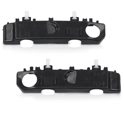 G-PLUS Front Bumper Bracket Left & Right Side Pair Compatible with Kia Forte, Forte5 & Forte Koup 2014 2015 2016 2017 2018 86513A7000, 86514A7000, KI1032102, KI1033102 Black Pair