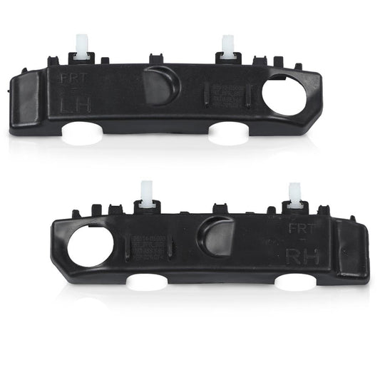 G-PLUS Front Bumper Bracket Left & Right Side Pair Compatible with Kia Forte, Forte5 & Forte Koup 2014 2015 2016 2017 2018 86513A7000, 86514A7000, KI1032102, KI1033102 Black Pair