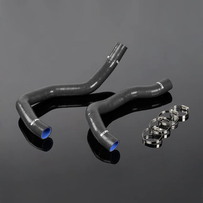G-PLUS Coolant Silicone Radiator Hose Kit Clamps Compatible With Nissan 240SX KA24DE 1991 1992 1993 1994 Black