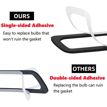 G-PLUS 3rd Third Brake Light Gasket Seal Compatible with Ford F150 2009-2014,NOT Fit SVT Raptor Model Hight Mount Stop Lamp Assembly Single Sided Adhesive AL3Z13A613E
