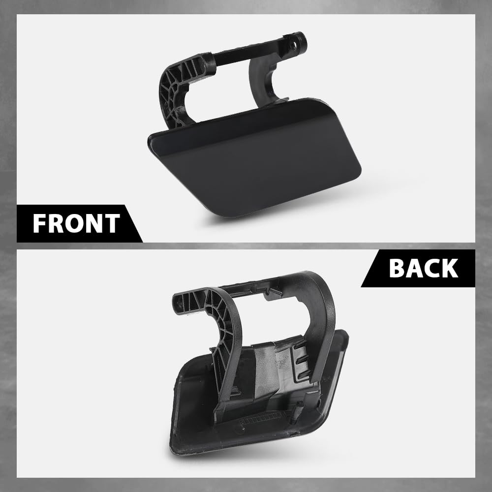 G-PLUS Headlight Washer Nozzle Jet Cover Cap Pair Compatible with Benz C-Class W204 C250 C300 C350 C63AMG 2012-2015 A2048804224