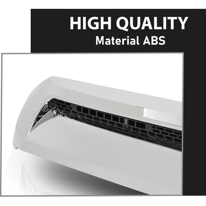 G-PLUS Hood Bulge Molding Compatible with Toyota Tundra 2014-2021 Front Upper Grille Hood Scoop Chrome TO1231102 76180-0C030