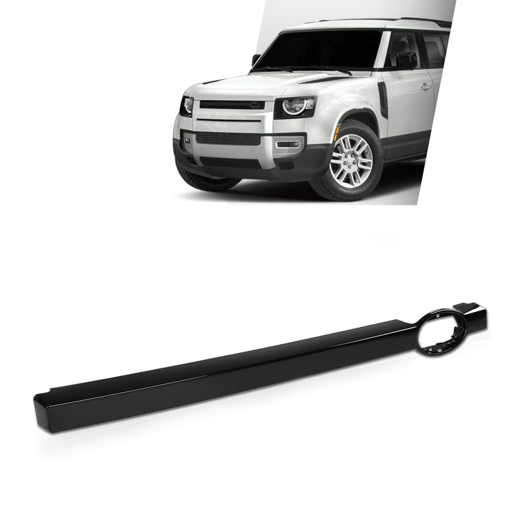 G-PLUS Front Bumper Grille Badge Strip Trim Compatible with Land Rover Defender 90 110 130 2020-2024 LR134880, L8B28L001, L8B28L001A