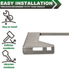 G-PLUS Skid Steer Mount Plate 5/16 Thick Heavy Duty Quick Attachment Loader Plate Replacement,Easy to Weld or Bolt to Different Accessories