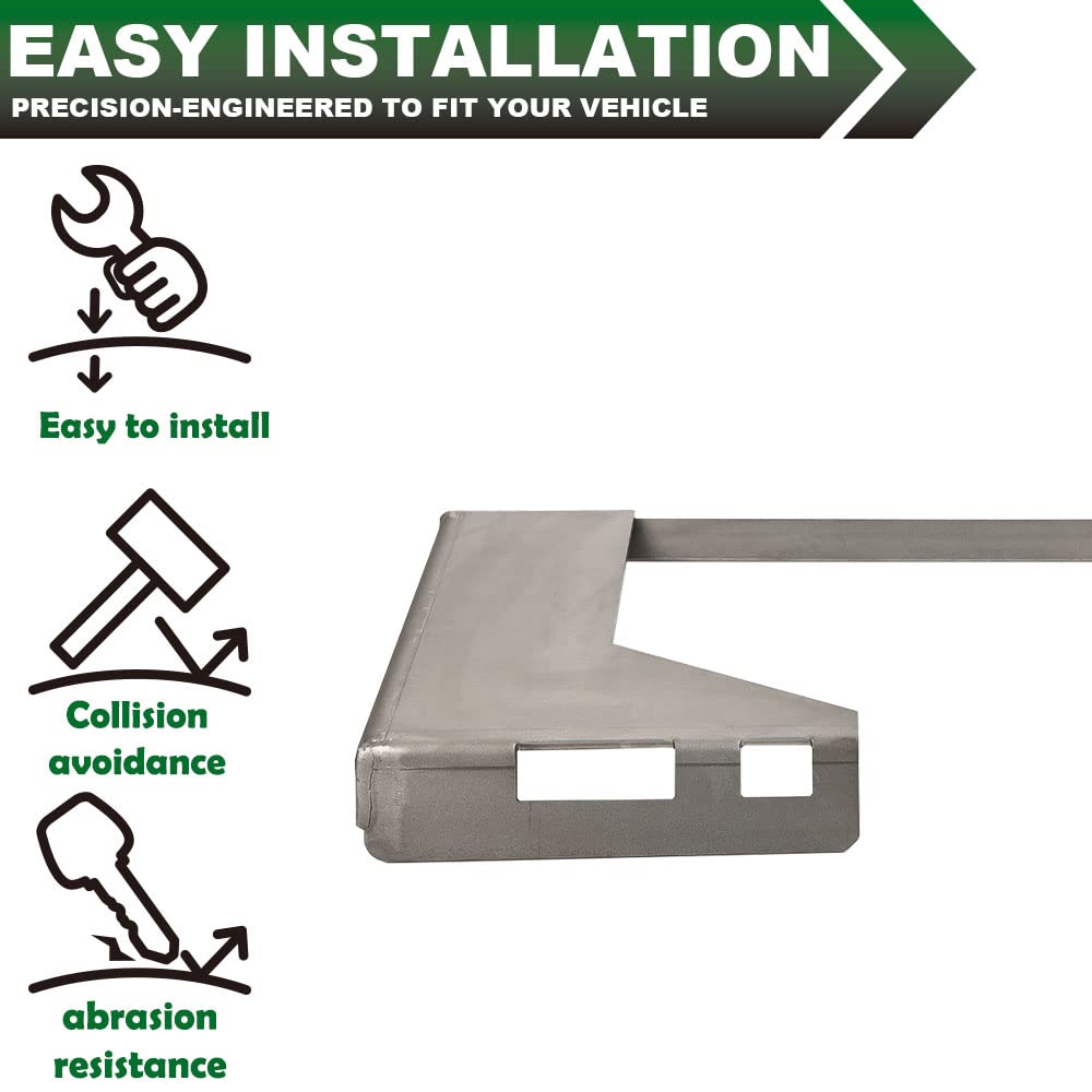 G-PLUS Skid Steer Mount Plate 5/16 Thick Heavy Duty Quick Attachment Loader Plate Replacement,Easy to Weld or Bolt to Different Accessories