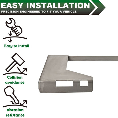 G-PLUS Skid Steer Mount Plate 5/16 Thick Heavy Duty Quick Attachment Loader Plate Replacement,Easy to Weld or Bolt to Different Accessories