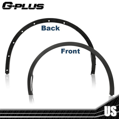 G-PLUS Front Left Driver Side Fender Flares Compatible with Tesla Model Y MY 2020 2021 2022 2023 2024 149416400B, 149418800B Wheel Opening Molding Arch Trim Black