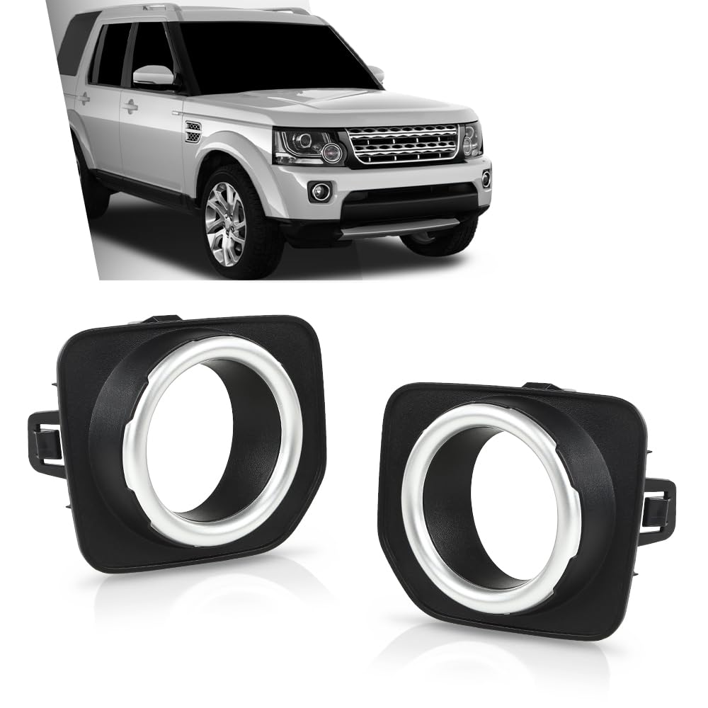 G-PLUS Fog Lamp Light Cover Bezel Compatible with LR4 2010-2016 2PCS ABS Plastic Trim
