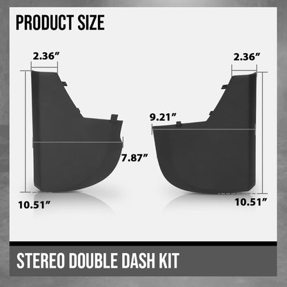 G-PLUS Center Console Extension Panel Left & Right Compatible with 2009-2012 DODGE RAM 1500/2010-2012 DODGE RAM 2500 3500
