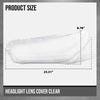 G-PLUS Headlight Lens Cover Compatible with BMW X2 F39 2018-2023 Left & Right Pair Front Headlamp Lens Cover Clear