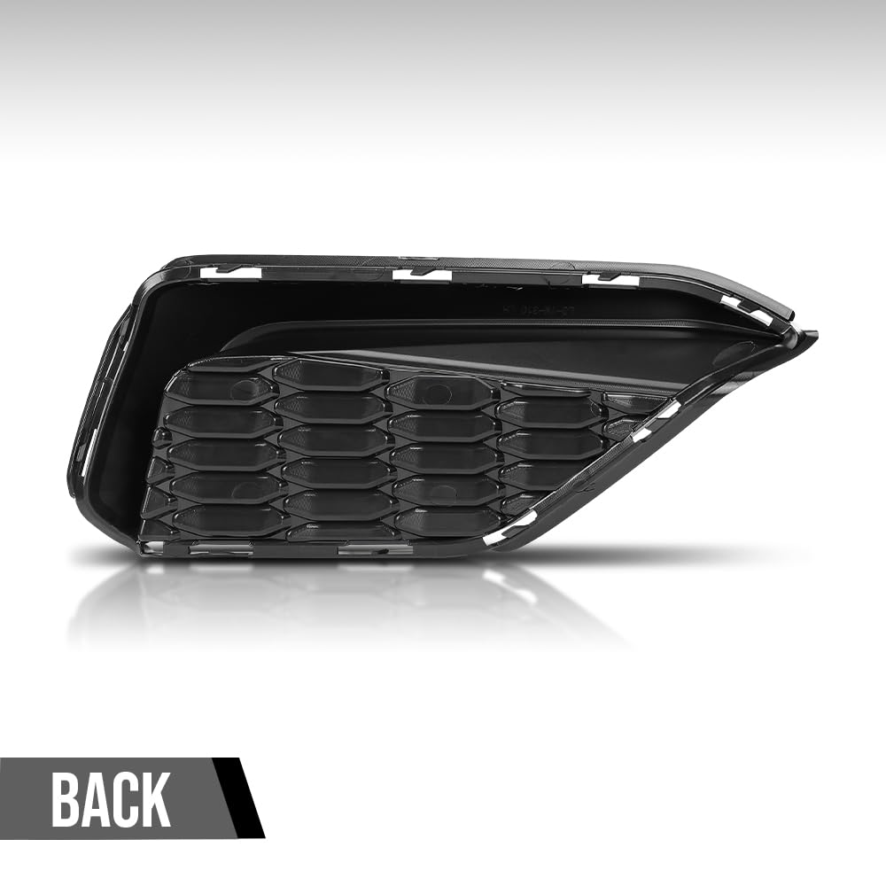 G-PLUS Fog Light Covers Front Driver Left Side Compatible with Ford Mustang 2023-2024 PR3Z17E811AA, FO1038237 Black