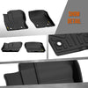 G-PLUS Floor Mats Fit Ford Transit Connect 2014-2021(Only Fit with Vinyl Flooring and Floor Posts) All Weather Protection TPE Floor Cargo Liners Accessories Waterproof 1st Row Black 2PCS
