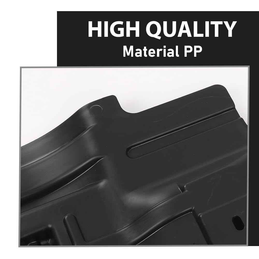G-PLUS Engine Splash Shields Front Compatible with Buick Encore (submodel: Base, Convenience, Leather, Premium) 2013 2014 2015 2016, Fit Buick Encore Sport Touring 2016 94550786, GM1228150 Black