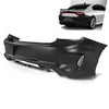 G-PLUS Rear Bumper Cover Fascia Compatible with Dodge Charger 2015-2023,Fit SRT R/T Scat Pack Daytona & Hellcat Models,With Side Vent Style Only,Fit Use Without Park Assist Only 187-01671B