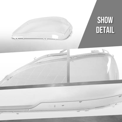 G-PLUS Headlight Lens Cover Compatible with Benz ML-Class W164 ML350 2009-2011 Left & Right Front Headlamp Lens Cover Clear