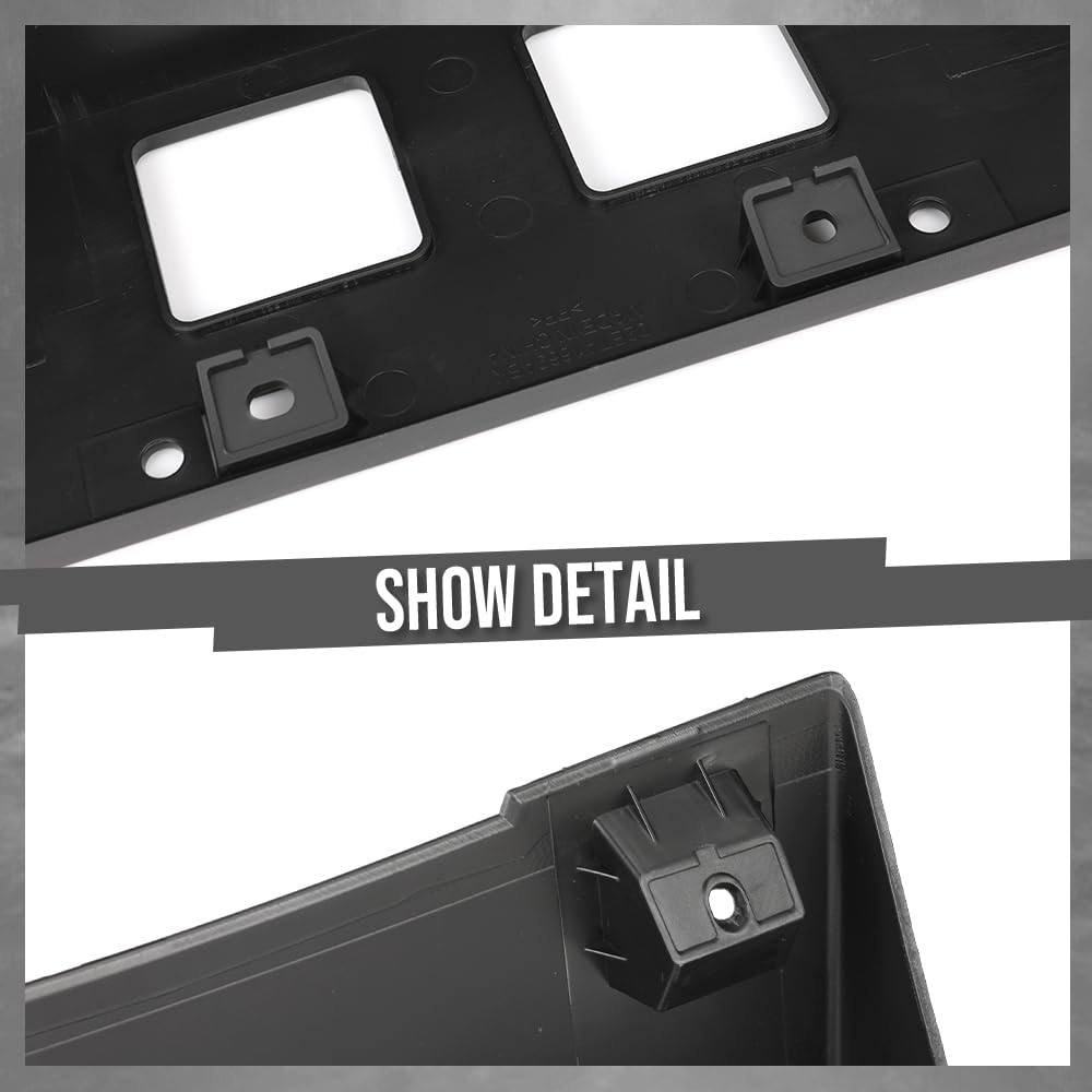 G-PLUS Front License Plate Bracket Compatible with Nissan Frontier 2022-2024 96210-9BU0A, 96210-9BU0A Black