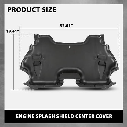 G-PLUS Engine Splash Shield Center Cover Compatible with Benz E320 Bluetec Sedan 4-Door 2007-2009,Fit Benz E350 4Matic Sedan/Wagon 4-Door 2006-2009,2115242430, 211-524-24-30