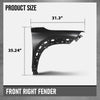 G-PLUS Fender Front Right Passenger Side Compatible with Chevy Trailblazer 2021-2026 Black