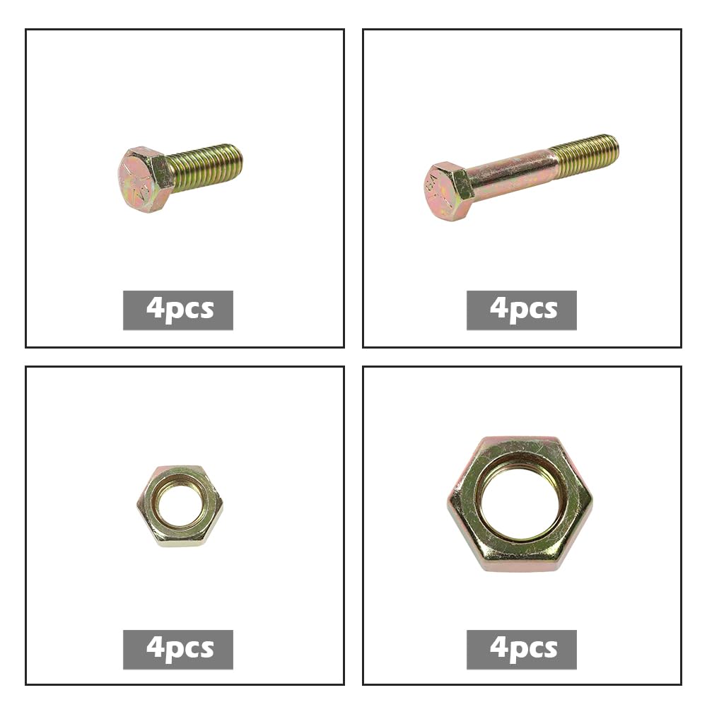 G-PLUS Rear Shock Relocation Kit Compatible With Chevy 66 C10 C20 GMC 1963-1972 Pickup Lowered Truck