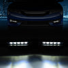 G-PLUS Compatible with Honda Accord 4-Door Sedan 2016 2017 Clear Lens LED Front Bumper Fog Lights Lamps with Bezels Switch and Wiring Kit