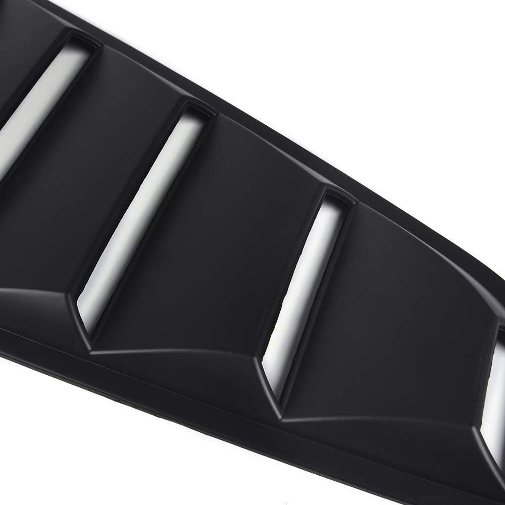 G-PLUS for 2015 2016 2017 2018 Compatible for Ford Mustang GT V6 Vents Style Quarter 1/4 Side Window Louver Scoop Cover