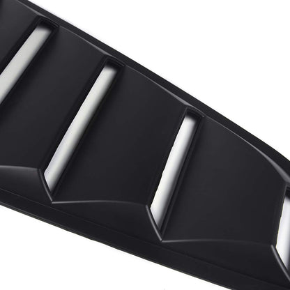 G-PLUS for 2015 2016 2017 2018 Compatible for Ford Mustang GT V6 Vents Style Quarter 1/4 Side Window Louver Scoop Cover
