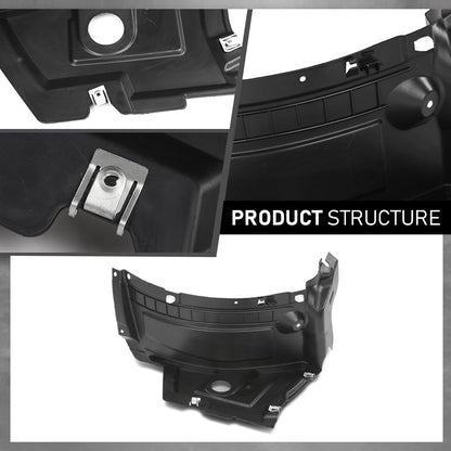 G-PLUS Fender Liner Front Passenger Right Side Compatible with Audi A6 S6 2016-2018 4G0853888J, AU1251110