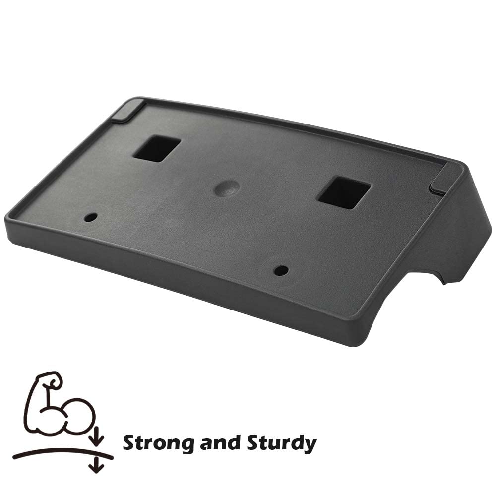 G-PLUS Front License Plate Tag Bracket Holder w Screws Compatible with 2019-2022 RAM 2500 3500 4500 5500 68362197AA