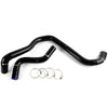 G-PLUS Silicone Radiator Coolant Hose Pipe Kit Clamps Compatible With Honda Prelude 1997-2001,Black