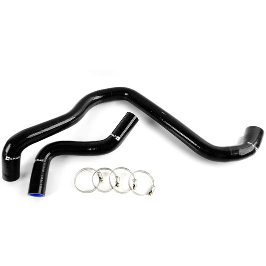 G-PLUS Silicone Radiator Coolant Hose Pipe Kit Clamps Compatible With Honda Prelude 1997-2001,Black