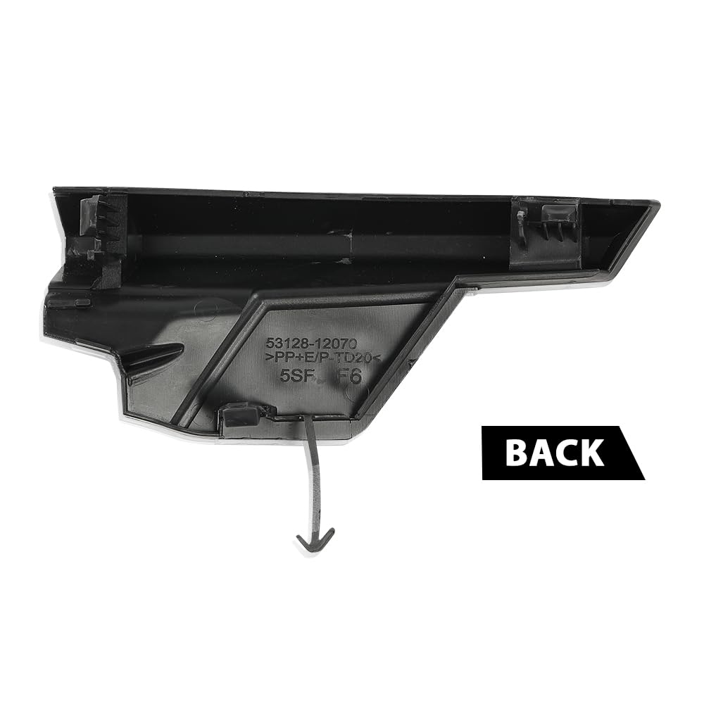 G-PLUS Front Bumper Left Tow Hook Eye Cap Cover Compatible with Toyota Corolla SE/XSE 2020-2021 53128-12070