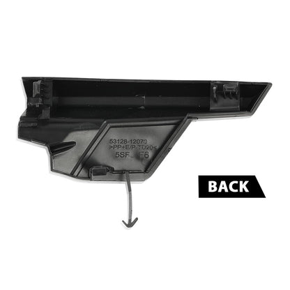 G-PLUS Front Bumper Left Tow Hook Eye Cap Cover Compatible with Toyota Corolla SE/XSE 2020-2021 53128-12070