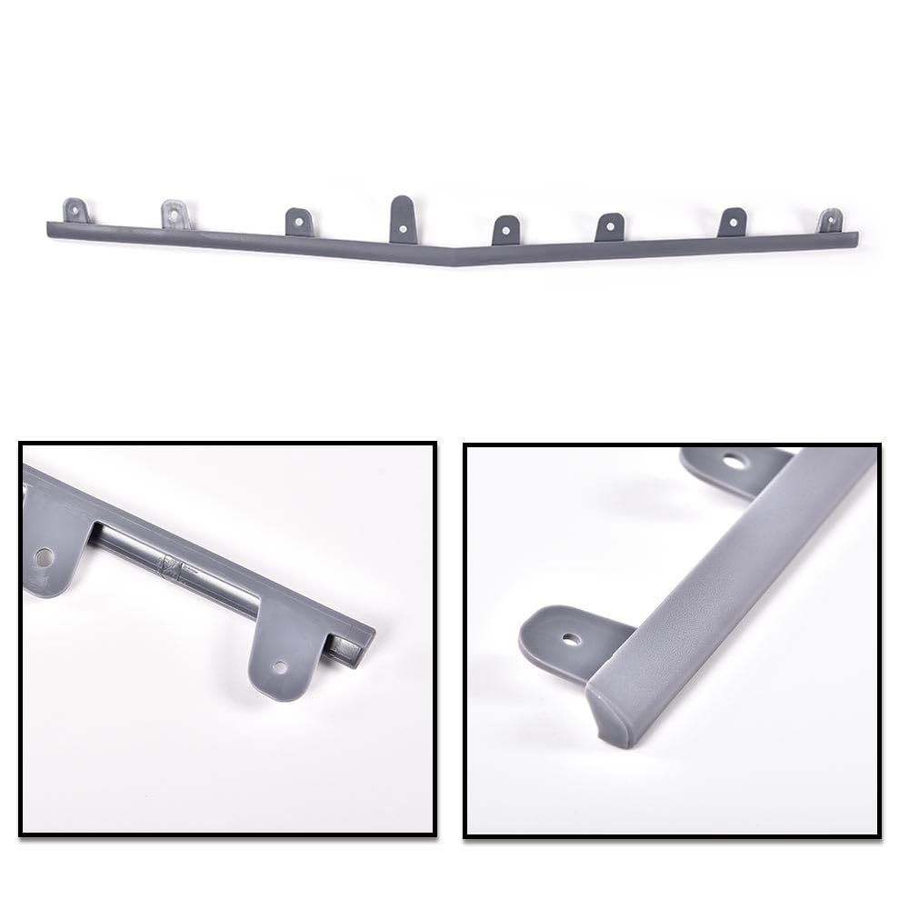 G-PLUS Front Bumper Molding Trim Kit Compatible with Cadillac CTS V Model 2009-2015 Front Bumper Trim Gray-3 Pieces 25882978 GM1044116 Grey