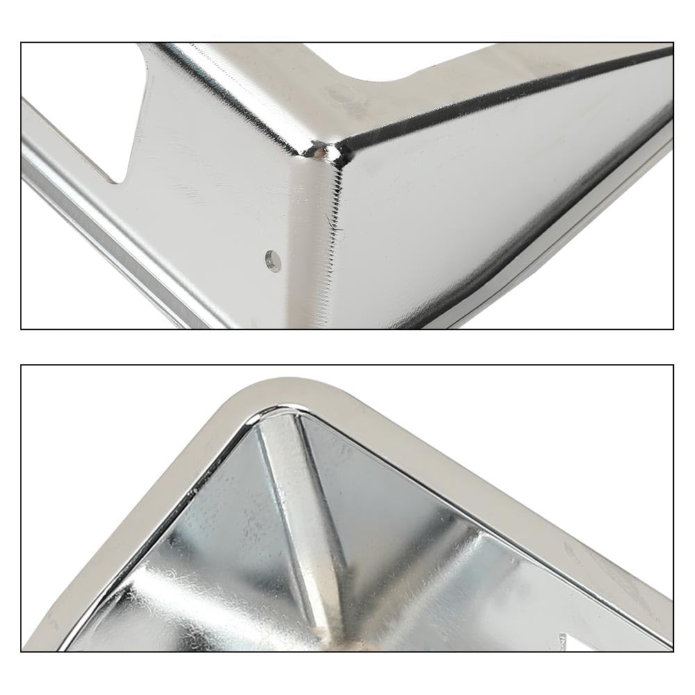 G-PLUS Rear License Plate Bezel Housing Frame Compatible with Chevy Corvette 1968 1969 1970 1971 1972 1973 3919715 Chrome