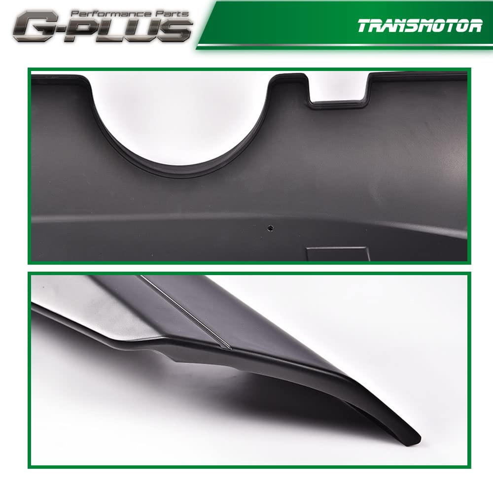 G-Plus Side Skirt Panel Kit Compatible with 2017-2021Tesla Model 3,Rear Bumper Lip Splitter Winglet Body