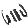 G-PLUS Rear Fiberglass Bumper Filler Compatible with Cadillac Deville 1980-1992/ Fit for Cadillac Fleetwood 1980-1992 /Fit Cadillac Brougham 1980-1992 Black Bumper Filler Set of 4