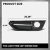 G-PLUS Front Fog Light Cover Trim Driving Lamp Driver Left Side Compatible with BMW 230i xDrive Base 2017-2021 For Sport Line Models Without M Sport Package 51117343731, BM1038163 Black
