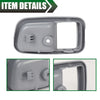G-PLUS Door Handle Trim Set Compatible with 2000-2006 Toyota Tundra,Interior Door Handle Bezel 2Pc (Light Grey)