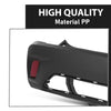 G-PLUS Rear Bumper Cover Compatible with Toyota Corolla Cross 2022-2025, Fit L & LE Models Without Park Assist Sensor Holes Only, TO1100363, 521590A200, 187-11272, Black