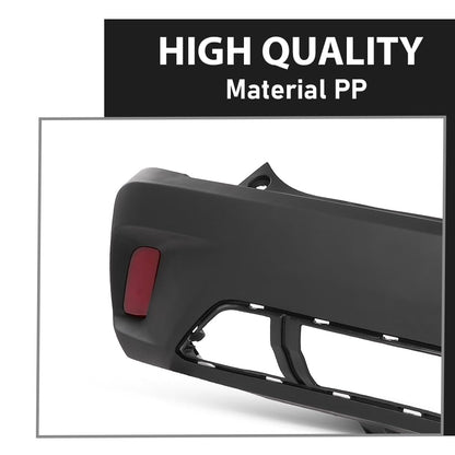 G-PLUS Rear Bumper Cover Compatible with Toyota Corolla Cross 2022-2025, Fit L & LE Models Without Park Assist Sensor Holes Only, TO1100363, 521590A200, 187-11272, Black