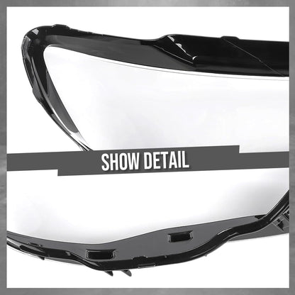 G-PLUS Headlight Lens Cover Compatible with Audi A3 2013-2016 8V0941003 Left Side Front Headlamp Lens Cover Clear
