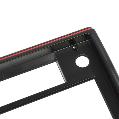G-PLUS Radio Face Plate w/Red Trim Compatible with El Camino Monte Carlo SS 1981-1988 Radio Panel(Black)