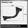 G-PLUS Rear Bumper Bracket Set, Compatible with Ford Focus RS 2016-2018/Focus SEL 2017-2018/ (submodel: ELECTRIC, SE, ST, Titanium) 2015-2018, LH & RH 2PCS, F1EZ17D948E, F1EZ17D948F