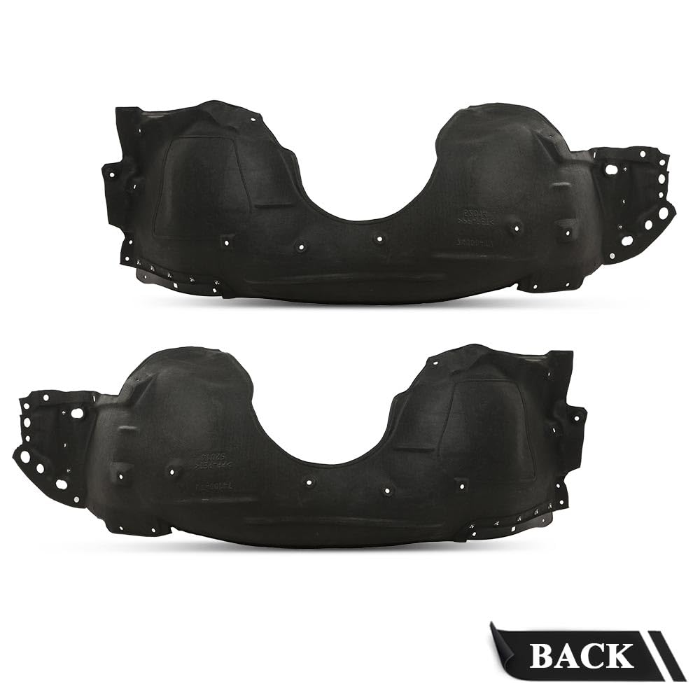 G-PLUS Front Fender Liner Driver and Passenger Side Compatible with Honda Accord 2018-2021 74150TVAA00 74100TVAA00 HO1248180 HO1249180