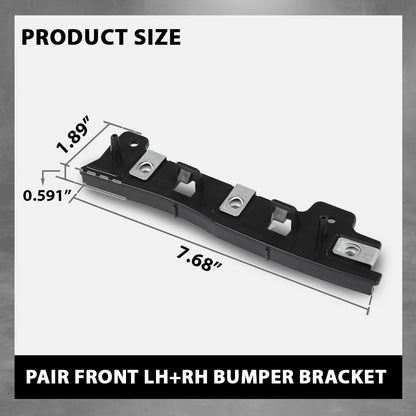 G-PLUS Pair Front Bumper Bracket, Compatible with Ford Escape 2017-2019, LH & RH 2PCS, FO1042151, FO1043151