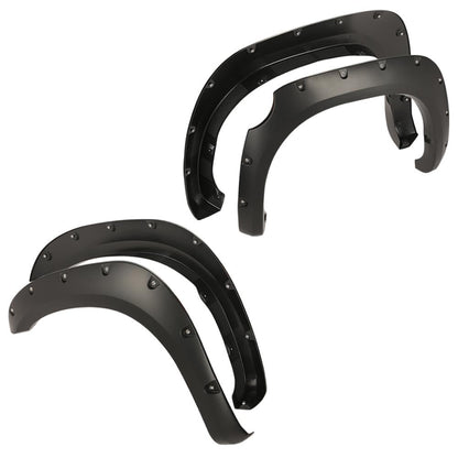 G-PLUS 4PCS Fender Flares Compatible with Toyota Tundra 2007-2013 Wheel Arch Cover Trim 5054781AB, 5054781AH, 55054780A, Smooth Pocket-Riveted