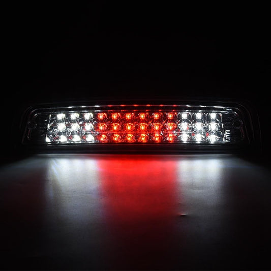 G-PLUS LED 3rd Third Brake Light Compatible with Dodge Ram 1500 2009-2017, Fit Dodge Ram 2500 3500 2010-2017 3rd High Mount Stop Lamp, Clear Lens Chrome Housing