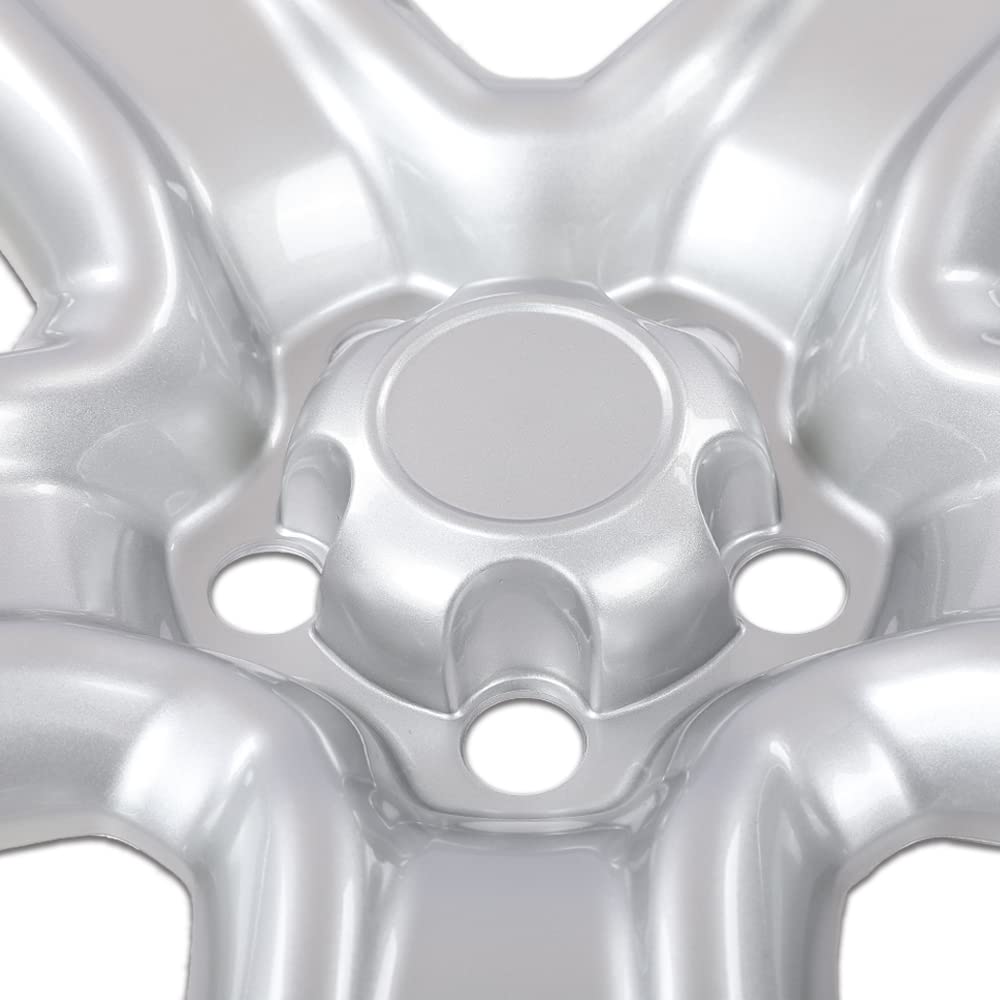 G-PLUS 17 inch Hubcap Wheel Covers for Cars, 2pcs Wheel Chrome Skin Hub Cap Covers Compatible with Toyota RAV4 2006-2011, Toyota RAV4 2012 (Gasoline)