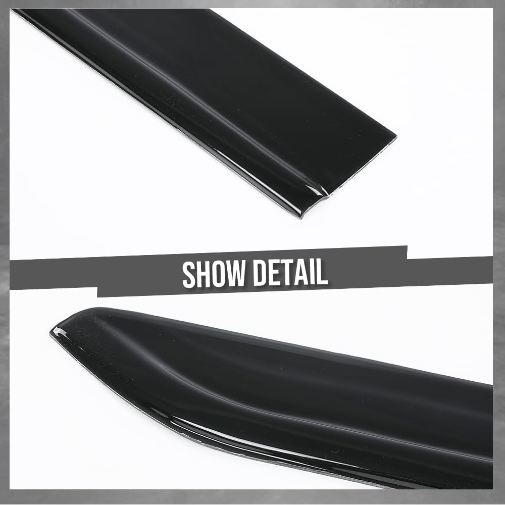 G-PLUS Outside Low Profile Rain Guards 4PCS Compatible with Ford Explorer 2020-2025 Out-Channel Window Vent Wind Deflectors Visors Shades Smoke